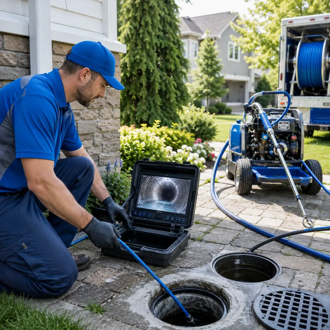 Outdoor drain cleaning professionals serving Coon Rapids, IA